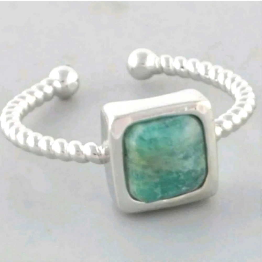 Amazonite bezel ring - Picture 3 of 6